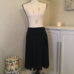 Isaac Mizrahi for Target, Vintage Full Black Skirt, Size M